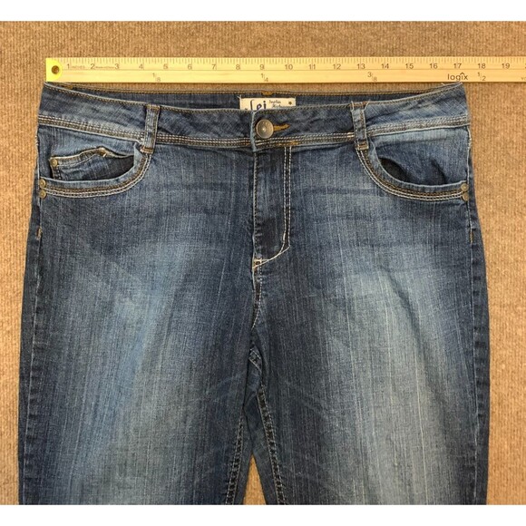 Lei Jeans Womens 15/34 Sophia Hiphugger Flare Bootcut Whisker Stretch Y2K Denim - Picture 4 of 9